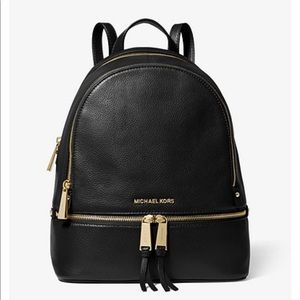 Michael Kors Rhea Medium Leather Backpack